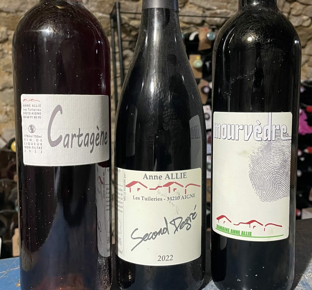 Gamme vins Anne Allié