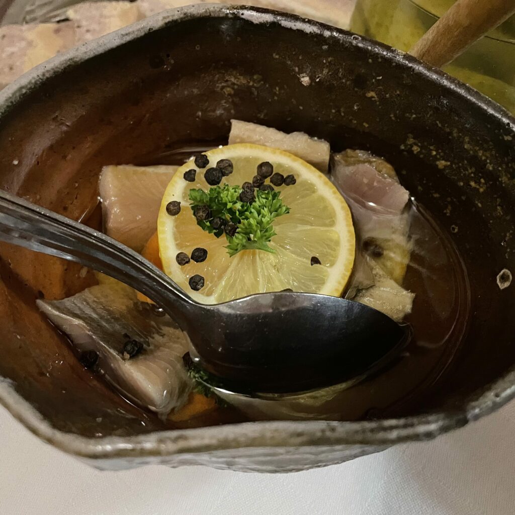 Hareng pommes à l'huile