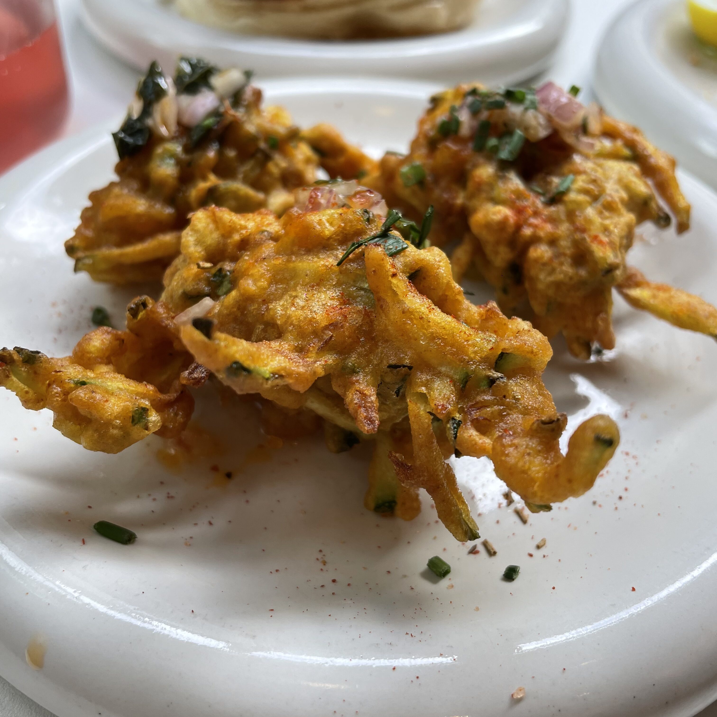 Acras de courgette restaurant Mannie