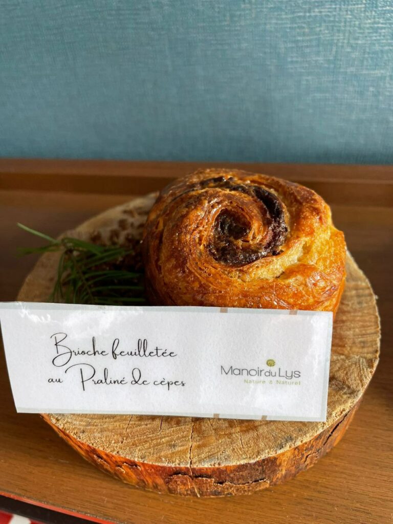 Brioche feuilletée au praliné de cèpes Franck Quinton