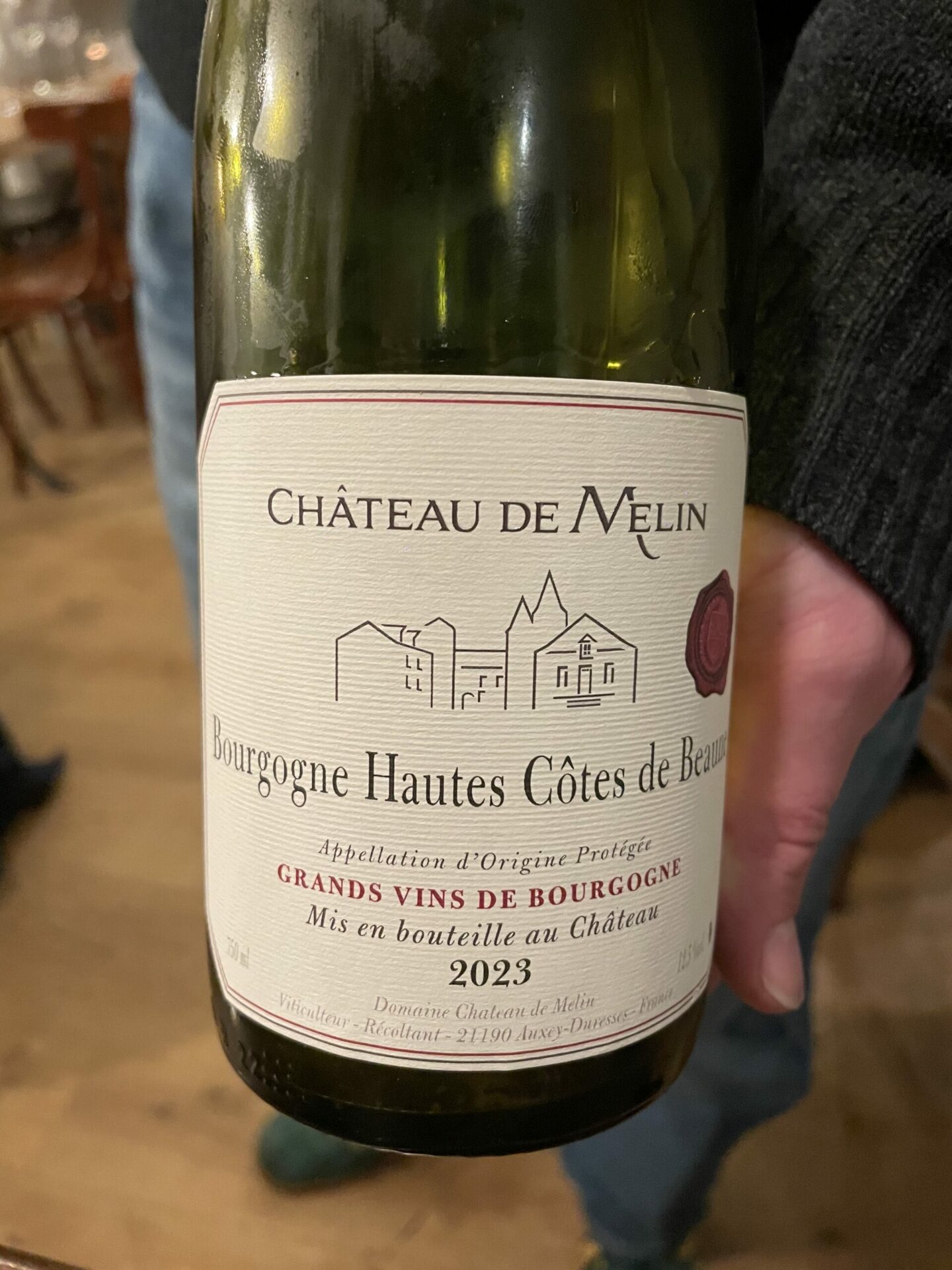 Bourgogne Hautes Côtes de Beaune Château de Melin